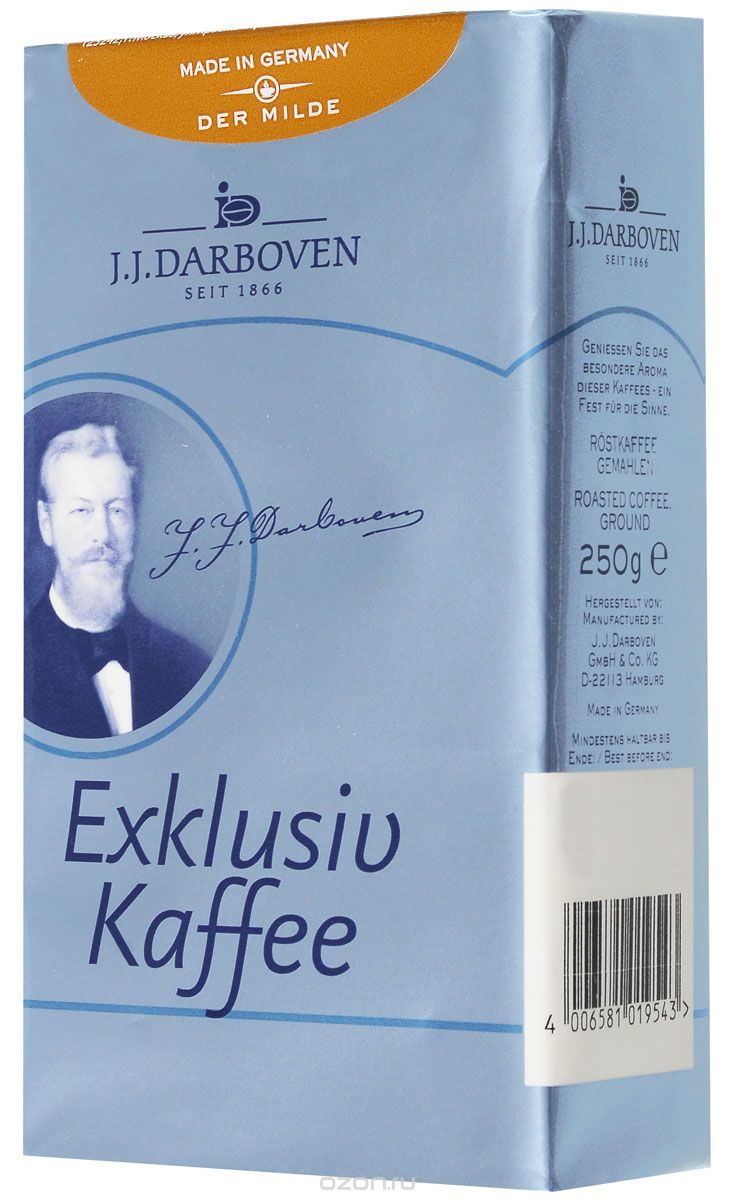 J.J.Darboven Exklusiv Kaffee der Milde  , 250 