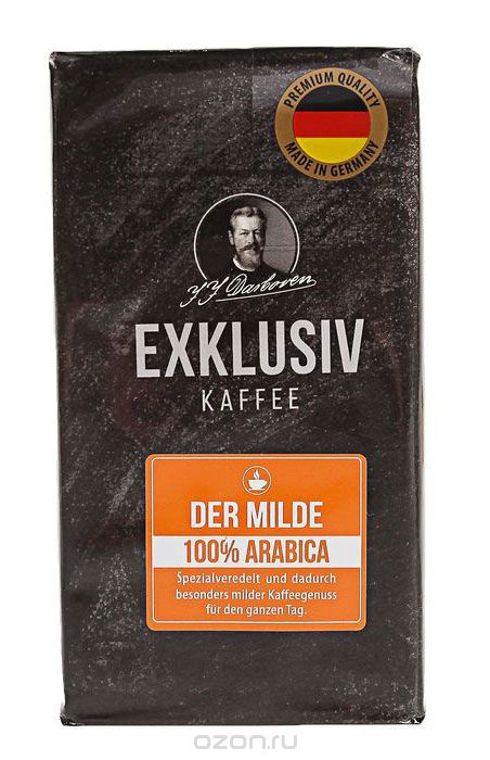 J.J.Darboven Exklusiv Kaffee der Milde  , 250 